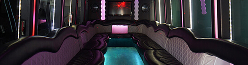 inside party bus rentals